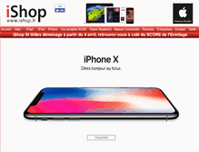 Tablet Screenshot of ishop.fr